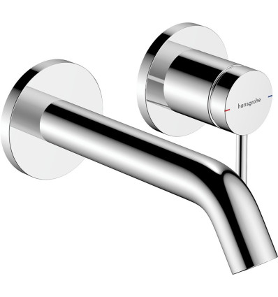 Bateria umywalkowa z wylewką 16,5 cm, ścienna, podtynkowa Chrom Tecturis S Hansgrohe (73350000)