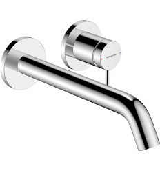 Bateria umywalkowa z wylewką 22,5 cm, ścienna, podtynkowa Chrom Tecturis S Hansgrohe (73351000)