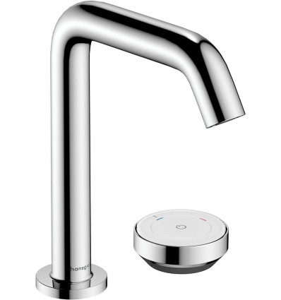 Bateria umywalkowa dwuotworowa z niezamykanym kpl. odpływowym Chrom Tecturis S Hansgrohe (73353000)