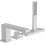 Bateria nawannowa 3-otworowa Biały Matowy Tecturis E Hansgrohe (73443700)