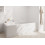 Bateria nawannowa 3-otworowa Biały Matowy Tecturis E Hansgrohe (73443700)