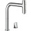 2-otworowa jednouchwytowa bateria kuchenna 200 z wyciąganą wylewką, 2jet, sBox Chrom Metris Select M71 Hansgrohe (73818000)
