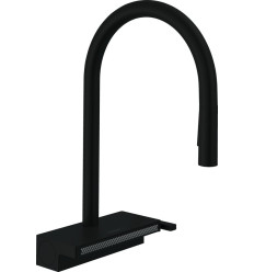 Bateria kuchenna 170 Select z wyciąganą wylewką 3jet Aquno Select M81 czarny mat Hansgrohe (73831670)