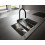 Bateria kuchenna 170 Select z wyciąganą wylewką 3jet Aquno Select M81 czarny mat Hansgrohe (73831670)