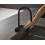 Bateria kuchenna 170 Select z wyciąganą wylewką 3jet Aquno Select M81 czarny mat Hansgrohe (73831670)