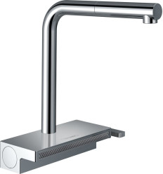 Bateria kuchenna Select z wyciąganą wylewką 2jet Aquno Select M81 Hansgrohe (73836000)
