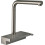Bateria kuchenna Select z wyciąganą wylewką 2jet Aquno Select M81 stal szlachetna Hansgrohe (73836800)