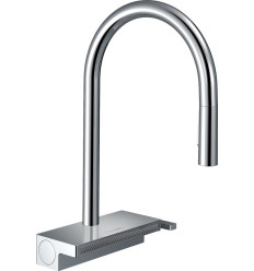 Bateria kuchenna 170 Select z wyciąganą wylewką 3jet Aquno Select M81 chrom Hansgrohe (73837000)