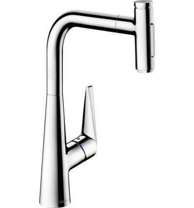 Bateria kuchenna 300 wyciągana wylewka Chrom Talis Select M51 Hansgrohe (73867000)