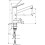 Bateria kuchenna 200 Zesis Hansgrohe (74808000)
