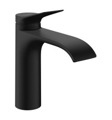 Bateria umywalkowa 110 CoolStart z korkiem z cięgłem Czarny Mat Vivenis Hansgrohe (75023670)