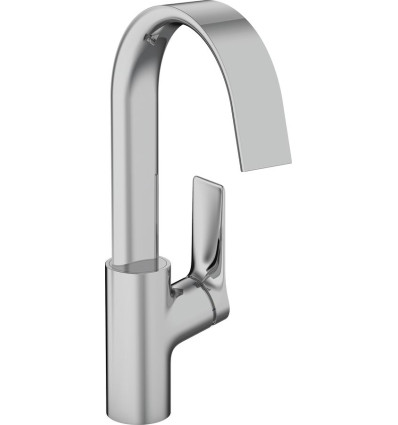 Bateria umywalkowa 210 z obrotową wylewką i korkiem z cięgłem Chrom Vivenis Hansgrohe (75030000)