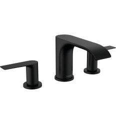 Bateria umywalkowa 90 z korkiem z cięgłem Czarny Mat Vivenis Hansgrohe (75033670)