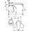 Bateria umywalkowa 19,2 cm podtynkowa Biały Mat Vivenis Hansgrohe (75050700)