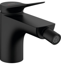 Bateria bidetowa z korkiem z cięgłem Czarny Mat Vivenis Hansgrohe (75200670)