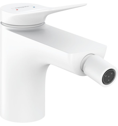 Bateria bidetowa z korkiem z cięgłem Biały Mat Vivenis Hansgrohe (75200700)