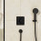 Bateria z mieszaczem do 2 odbiorników, podtynkowa Czarny Matowy DuoTurn Q Hansgrohe (75414670)