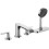 Bateria nawannowa 4-otworowa sBox Chrom Vivenis Hansgrohe (75444000)