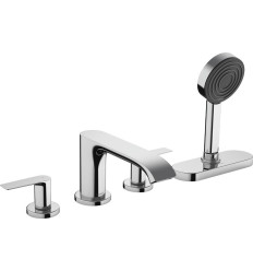 Bateria nawannowa 4-otworowa sBox Chrom Vivenis Hansgrohe (75444000)