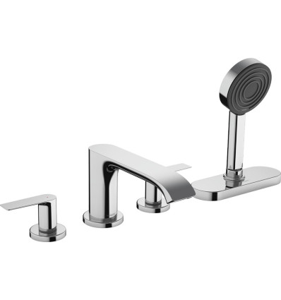 Bateria nawannowa 4-otworowa sBox Chrom Vivenis Hansgrohe (75444000)
