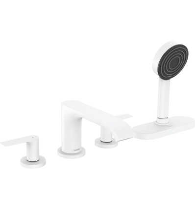 Bateria nawannowa 4-otworowa sBox Biały Mat Vivenis Hansgrohe (75444700)