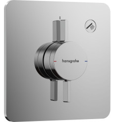 Bateria z mieszaczem do 1 odbiornika, podtynkowa Chrom DuoTurn Q Hansgrohe (75614000)