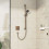 Bateria z mieszaczem do 1 odbiornika, podtynkowa Brąz Szczotkowany DuoTurn Q Hansgrohe (75614140)