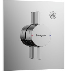 Bateria z mieszaczem do 1 odbiornika, podtynkowa Chrom DuoTurn E Hansgrohe (75617000)