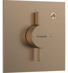 Bateria z mieszaczem do 1 odbiornika, podtynkowa Brąz Szczotkowany DuoTurn E Hansgrohe (75617140)