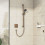 Bateria z mieszaczem do 1 odbiornika podtynkowa Brąz Szczotkowany DuoTurn E Hansgrohe (75617140)