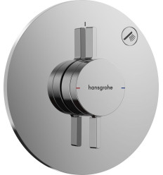 Bateria z mieszaczem do 1 odbiornika, podtynkowa Chrom DuoTurn S Hansgrohe (75618000)