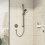 Bateria z mieszaczem do 1 odbiornika, podtynkowa Brąz Szczotkowany DuoTurn S Hansgrohe (75618140)