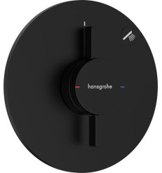 Bateria z mieszaczem do 1 odbiornika, podtynkowa Czarny Matowy DuoTurn S Hansgrohe (75618670)