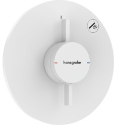 Bateria z mieszaczem do 1 odbiornika, podtynkowa Biały Matowy DuoTurn S Hansgrohe (75618700)