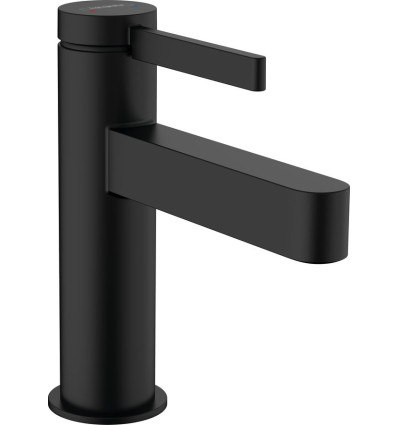 Bateria umywalkowa 100 z kompletem odpływowym Push-Open Czarny Matowy Finoris Hansgrohe (76010670)