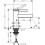 Bateria bez mieszacza 100 do zimnej wody Chrom Finoris Hansgrohe (76013000)
