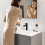 Bateria umywalkowa 110 z kompletem odpływowym z cięgłem Czarny Matowy Finoris Hansgrohe (76020670)
