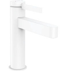 Bateria umywalkowa 110 z kompletem odpływowym z cięgłem Biały Matowy Finoris Hansgrohe (76020700)
