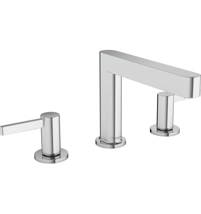Bateria umywalkowa 3 otworowa 110 z kompletem odpływowym Push-Open Chrom Finoris Hansgrohe (76033000)