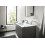 Bateria umywalkowa 3 otworowa 110 z kompletem odpływowym Push-Open Chrom Finoris Hansgrohe (76033000)