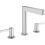 Bateria umywalkowa 3 otworowa 160 z kompletem odpływowym Push-Open Chrom Finoris Hansgrohe (76034000)