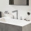 Bateria umywalkowa 3 otworowa 160 z kompletem odpływowym Push-Open Chrom Finoris Hansgrohe (76034000)