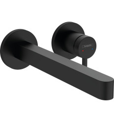 Bateria umywalkowa z wylewką 22,8 cm ścienna podtynkowa Czarny Matowy Finoris Hansgrohe (76050670)