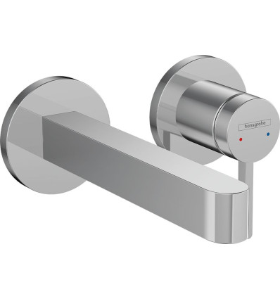 Bateria umywalkowa ścienna podtynkowa Chrom Finoris Hansgrohe (76051000)