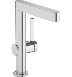 Bateria umywalkowa z obrotową wylewką i korkiem Push-Open Chrom Finoris Hansgrohe (76060000)