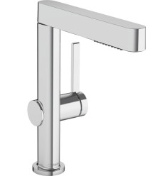 Bateria umywalkowa z wyciąganą wylewką i korkiem Push-Open Chrom Finoris Hansgrohe (76063000)