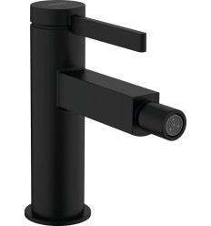 Bateria bidetowa z korkiem Push-Open Czarny Matowy Finoris Hansgrohe (76200670)