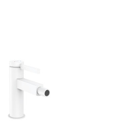 Bateria bidetowa z kompletem odpływowym Push-Open Biały Matowy Finoris Hansgrohe (76200700)