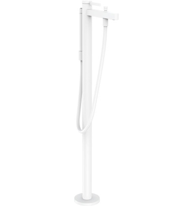 Bateria wannowa wolnostojąca Biały Matowy Finoris Hansgrohe (76445700)