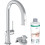 FilterSystem 210 1jet z wyciąganą wylewką, zestaw startowy Chrom Aqittura M91 Hansgrohe (76801000)